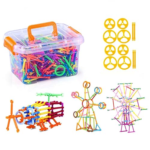 ibasenice Puzzle Für Kinder 1 Set Bausteine Riegel Pädagogisches BAU- Und Ingenieurwesen Sicher Glatt Intelligenz Der Kinder Räumliche Fähigkeiten Zufällige Farbe von ibasenice