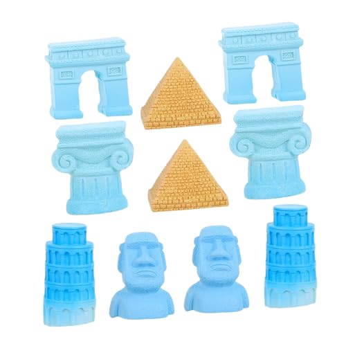 ibasenice 1 Satz Berühmter Gebäude Figuren Teiliges aus Harz für Puppenhaus Moai Statue Schiefer Turm Triumphbogen und Römische Säule für Mikrolandschaften und Dekoration ibasenice 1 Satz Berühmter Gebäude Figuren Teiliges aus Harz für Puppenhaus Moai Statue Schiefer Turm Triumphbogen und Römische Säule für Mikrolandschaften und Dekoration von ibasenice