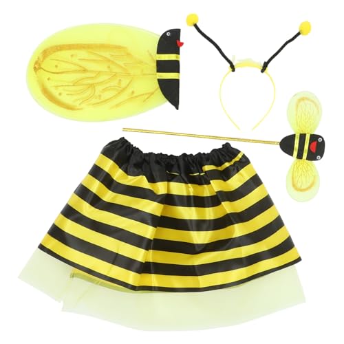 ibasenice 1 Satz Bienenflügel-Set Bienenwabe Balsam Bausatz kinderkostüme igelkostümkinder waben Performance-Kostüm für Mädchen Bienenflügel-Haarreif mit Zauberstab Eisendraht Yellow ibasenice 1 Satz Bienenflügel-Set Bienenwabe Balsam Bausatz kinderkostüme igelkostümkinder waben Performance-Kostüm für Mädchen Bienenflügel-Haarreif mit Zauberstab Eisendraht Yellow von ibasenice