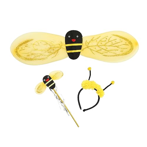 ibasenice Bienenflügel-Stirnband-Set – Feenstab Kinderkostüme Bienenhaarband Feenspielzeug Performance- Perfekt Für Kinderpartys ibasenice Bienenflügel-Stirnband-Set – Feenstab Kinderkostüme Bienenhaarband Feenspielzeug Performance- Perfekt Für Kinderpartys von ibasenice