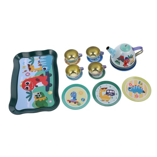 ibasenice Teeset Spielzeug Für Kinder Teeset Aus Blech Spielzeug-teeparty-Set Für Mädchen von ibasenice