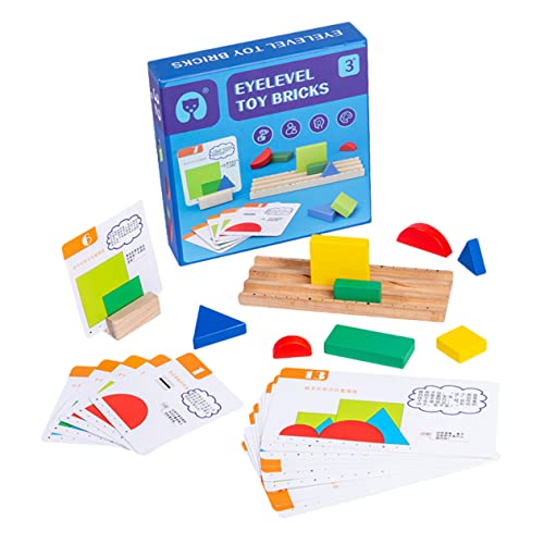 ibasenice 1 Satz Blöcke für kinderspielzeug spielzeuge kinderknallzeug Logic Games Interaktives Eltern-Kind- logisches Trainingsspielspielzeug hölzern von ibasenice