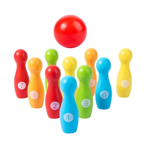 ibasenice 1 Satz Bowling Outdoor draußen geschirrset Familienspielzeug Indoor-Outdoor- Sportspielzeug werfen hölzern Colorful ibasenice 1 Satz Bowling Outdoor draußen geschirrset Familienspielzeug Indoor-Outdoor- Sportspielzeug werfen hölzern Colorful von ibasenice
