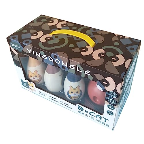 ibasenice 1 Satz Bowlingkugel Bowling Set Kindergarten bewegungsspielzeug kinderspielzeug für draußen Bowling für Bowling-Pins Plastik von ibasenice
