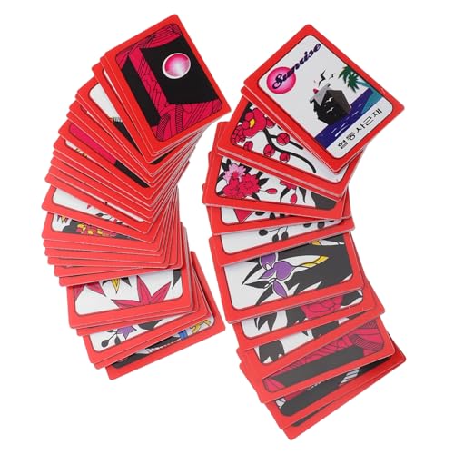 ibasenice 1 Satz Brettspiel-Zeichnungskarten familienspiel kartenspiel Spielkarten Accessoire Camping Spielkarten Reisetaugliche Spielkarten Partyspielkarten Brettspielkarten Papier von ibasenice