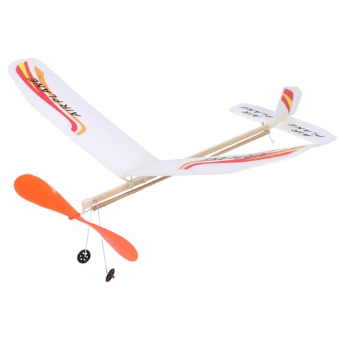 ibasenice 1 Satz DIY Gummiband Flugzeug Modellset Handgemachtes Outdoor für Lernspielzeug Kreativität und Hand Augen Koordination Sicheres Material für Experimente und Bastelprojekte von ibasenice