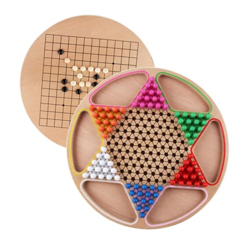 ibasenice 2-in-1 Jungen Und Mädchen Gobang Spielzeug Pädagogisches Set Chinesisches Brettspiel Glatt Für Altersgruppen von ibasenice