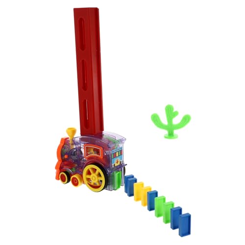 ibasenice 1 Satz Domino Kleines Zugspielzeug Weihnachtszug Kinderspielzeug Abs von ibasenice