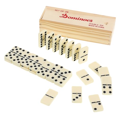 ibasenice 1 Satz Domino Set Tragbares Dominospiel für Erwachsene mit Aufbewahrungsbox Partys Familientreffen und Gruppenaktivitäten Vielseitiges Brettspiel für Altersgruppen ibasenice 1 Satz Domino Set Tragbares Dominospiel für Erwachsene mit Aufbewahrungsbox Partys Familientreffen und Gruppenaktivitäten Vielseitiges Brettspiel für Altersgruppen von ibasenice