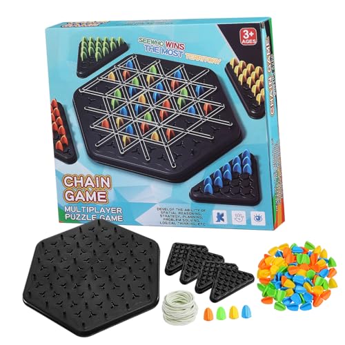 ibasenice Einzigartiges Triangle Chain Challenge-brettspiel Für Mehrere Spieler Für Familie Und Freunde von ibasenice