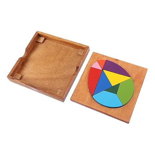 ibasenice Pädagogisches Spielzeug Für Jungen Und Mädchen Holz-Tangram-Puzzle-Spielzeug Eltern- -interaktive von ibasenice