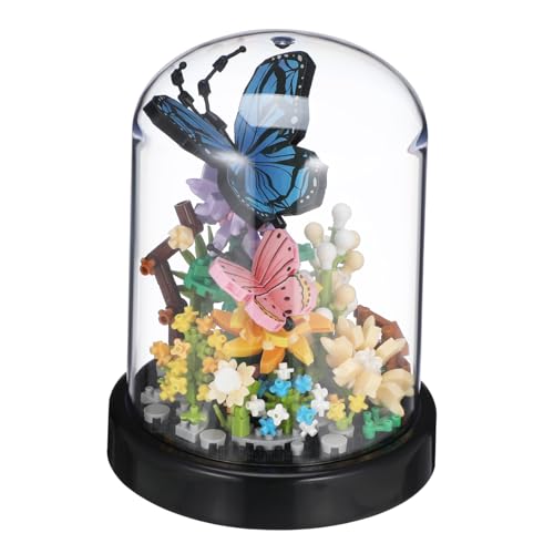 ibasenice 1 Satz Eingetopfte Sonnenblume Bonsai-bauspielzeug Bausteine Blumenstrauß Bausatz Blumenstrauß-baustein Mini-bausatz Bausätze Plastik von ibasenice