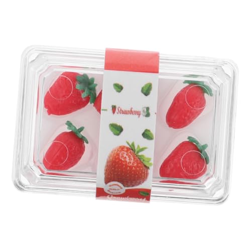 ibasenice Realistische Mini-erdbeeren Für Mini-küchenspielzeug Im Maßstab 1:12 Miniatur-Lebensmittel-Requisiten Für Puppenhaus- ibasenice Realistische Mini-erdbeeren Für Mini-küchenspielzeug Im Maßstab 1:12 Miniatur-Lebensmittel-Requisiten Für Puppenhaus- von ibasenice