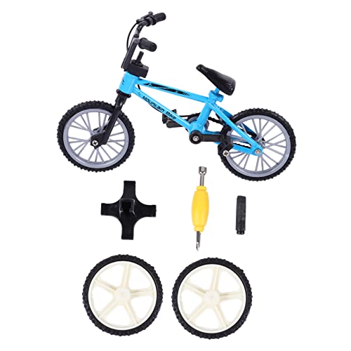 ibasenice 1 Satz Fingerrad Dinosaurierspielzeug Kleinkindspielzeug Kleiner Fahrradmodellbausatz Ferngesteuertes Auto Fingerfahrräder Roboter Autospielzeug Spielzeugauto Miniatur Blue Plastik von ibasenice