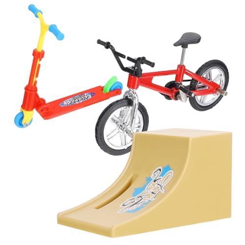 ibasenice 1 Satz Fingerrad Fingersportspielzeug Sportspielzeug Mit Fingerspitzen Tragbares Fingerspielzeug Fingerspitzen-bewegungsspielzeug Fingerscooter Aluminiumlegierung Rot von ibasenice