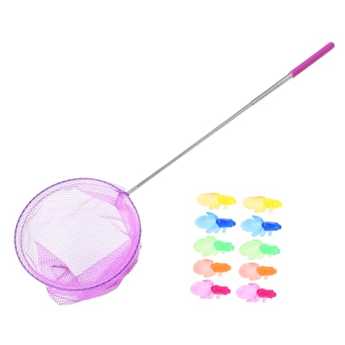 ibasenice 1 Satz Fischernetz Outdoor draußen Angel kinderspielzeug draußen Fischernetze für Fische Fischernetz- Fangnetz Plastik von ibasenice