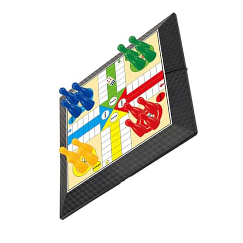 ibasenice 1 Satz Fliege Schachrätselspielzeug Intelligentes Fliegendes Schach Flugschach Reise Schachbrett Fliegendes Schachspielzeug Fliegendes Schachbrettspiel Schach Plastik von ibasenice