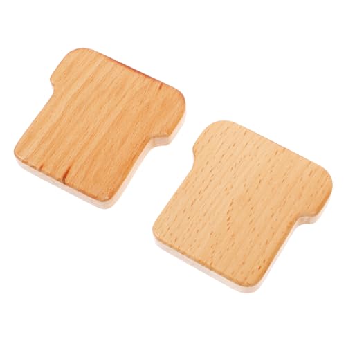 ibasenice 1satz Miniatur-Toast-Dekorationen Für Puppenhäuser Brot-Slices Für Kreative Layouts Zufällig Für -projekte von ibasenice