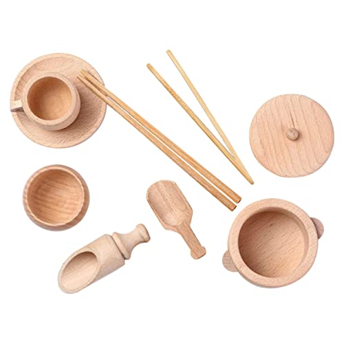 ibasenice 1 Satz Geschirr aus Holz küchenspielzeug für Kitchen Toys for детские игрушки Statuenspielzeug Bausatz Neon pädagogisches Bildungsspielzeug hölzern ibasenice 1 Satz Geschirr aus Holz küchenspielzeug für Kitchen Toys for детские игрушки Statuenspielzeug Bausatz Neon pädagogisches Bildungsspielzeug hölzern von ibasenice