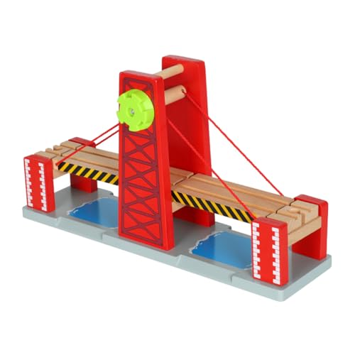 ibasenice 1 Satz Gleise Aus Holz Holzzüge Für Kleine Holzeisenbahnen DIY-Eisenbahn-Hebebrücke Holz-Zugbrücke Eisenbahn-Gleisbrücke Rote Schiene ibasenice 1 Satz Gleise Aus Holz Holzzüge Für Kleine Holzeisenbahnen DIY-Eisenbahn-Hebebrücke Holz-Zugbrücke Eisenbahn-Gleisbrücke Rote Schiene von ibasenice