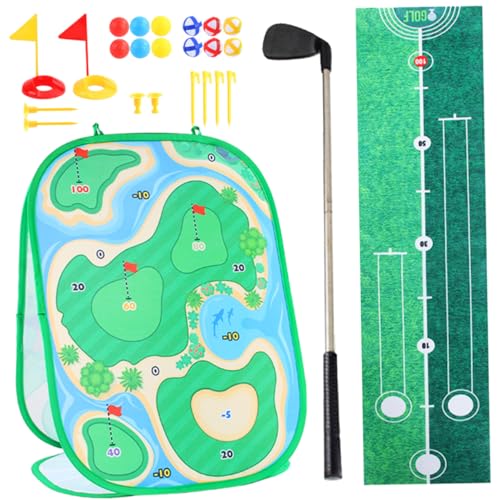 ibasenice 1 Satz Golfspielmatte Golfschläger Für Kinderspielzeug Golfspielzeug Golfspiel-spielset -golfschläger Kindergolfclubs Outdoor- Für Golfruten Metall von ibasenice
