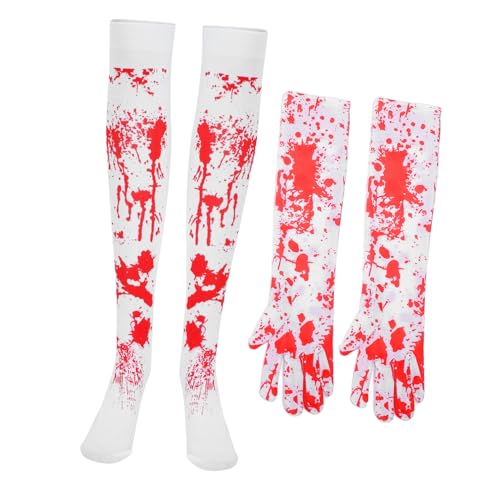 ibasenice 1 Satz Halloween-Blutflecken-Set Halloween-Handwerk Maske Auto-Halloween-Dekorationen Zubehör Halloween deko Handschuhe Cosplay-Versorgung Halloween-Party-Kostüm Elasthan Weiß ibasenice 1 Satz Halloween-Blutflecken-Set Halloween-Handwerk Maske Auto-Halloween-Dekorationen Zubehör Halloween deko Handschuhe Cosplay-Versorgung Halloween-Party-Kostüm Elasthan Weiß von ibasenice