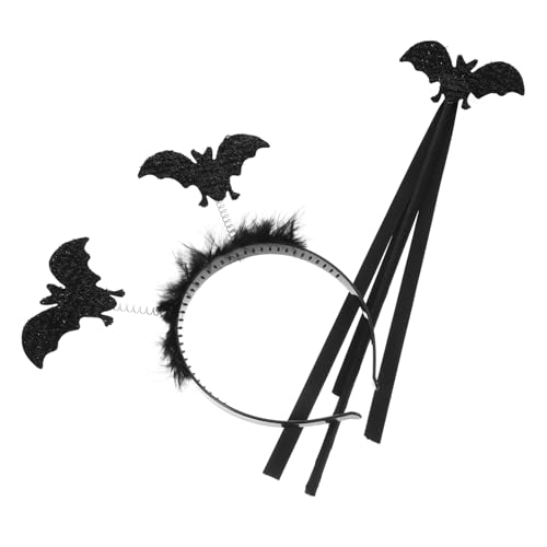 ibasenice 1 Satz Halloween-Party-Stirnband halloween foto requisiten halloween Halter Lockenwickler Tabletts deko Halloween-Kopfschmuck Cosplay-Kostüm-Requisiten Kunstfedern Black ibasenice 1 Satz Halloween-Party-Stirnband halloween foto requisiten halloween Halter Lockenwickler Tabletts deko Halloween-Kopfschmuck Cosplay-Kostüm-Requisiten Kunstfedern Black von ibasenice