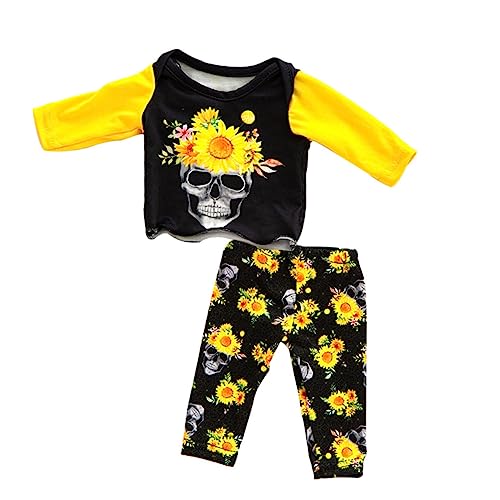 ibasenice 1 Satz Halloween-Puppenkleidung Babypuppenkleidung puppenkleidung Outfits Kleidung für Puppe Stoff Black von ibasenice