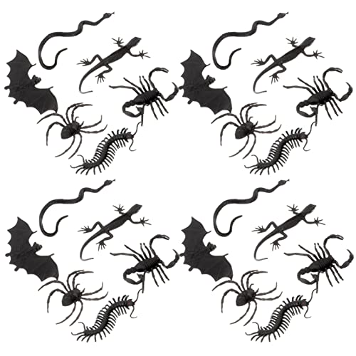 ibasenice 1 Satz Halloween-Requisiten gefälscht Halloween-Spinne Streich Frosch Halloween Toys Halloween Grusel Dekoration Halloween- falsche Schlange Plastik Black ibasenice 1 Satz Halloween-Requisiten gefälscht Halloween-Spinne Streich Frosch Halloween Toys Halloween Grusel Dekoration Halloween- falsche Schlange Plastik Black von ibasenice