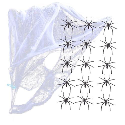 ibasenice 1 Satz Halloween Wohnkultur Halloween Costume Halloween Kleidung Halloween Atmosphere Halloween spinnweben LED Halloween-Dekorationen im Freien Halloween-Partyzubehör von ibasenice