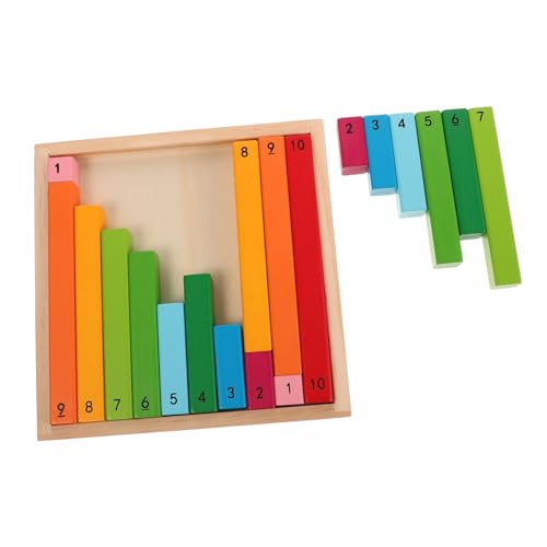 ibasenice Pädagogische Werkzeuge 1 Set Holz Zahlenstäbe Mathematik Unterricht Frühes Lernen Zählen Manipulatives Für Kindergarten von ibasenice