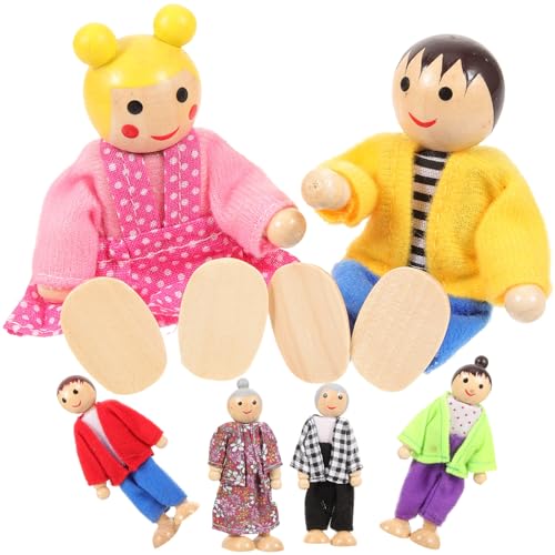 ibasenice Puppenstuben Figuren Familie 1 Satz Hölzerne Puppe Puppenfamilie Holzspielzeug Puppen Für Rollenspiele Dollhaus Kinderspielzeug Für Familienrollenspiele Rollenspielzeug Für Die Familie Stoff ibasenice Puppenstuben Figuren Familie 1 Satz Hölzerne Puppe Puppenfamilie Holzspielzeug Puppen Für Rollenspiele Dollhaus Kinderspielzeug Für Familienrollenspiele Rollenspielzeug Für Die Familie Stoff von ibasenice