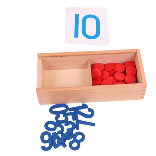 ibasenice 1 Satz Holz Lernspielzeug für Montessori Zählhilfe Pädagogisches Hand Augen Koordination für Schulstart Frühe Mathematikbildung ibasenice 1 Satz Holz Lernspielzeug für Montessori Zählhilfe Pädagogisches Hand Augen Koordination für Schulstart Frühe Mathematikbildung von ibasenice
