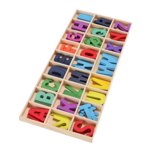 ibasenice 1 Satz Holzbriefspielzeug Lernspielzeug Lustiges Kinderspielzeug Wiederverwendbares Kinderspielzeug -Alphabet- Interaktives Holzblöcke ibasenice 1 Satz Holzbriefspielzeug Lernspielzeug Lustiges Kinderspielzeug Wiederverwendbares Kinderspielzeug -Alphabet- Interaktives Holzblöcke von ibasenice
