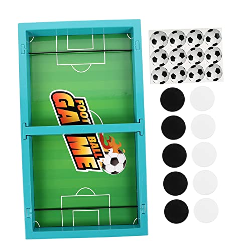 ibasenice 1 Satz Hüpfendes Schach Tisch-Desktop-Kampf -brettspiel Partybedarf Brettspiele Schach Hockey-tischspiel Schnelles Sling-Puck-Spiel P.s Sky-Blue von ibasenice