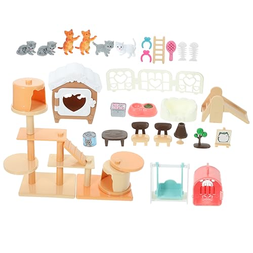 ibasenice 1 Satz Katzenspielzeug Figuren Set für Realistisches Katzenhaus Teiliges Spielset aus Sicherem Kunststoff Fördert Kreativität und Hand Augen Koordination für Rollenspiele ibasenice 1 Satz Katzenspielzeug Figuren Set für Realistisches Katzenhaus Teiliges Spielset aus Sicherem Kunststoff Fördert Kreativität und Hand Augen Koordination für Rollenspiele von ibasenice