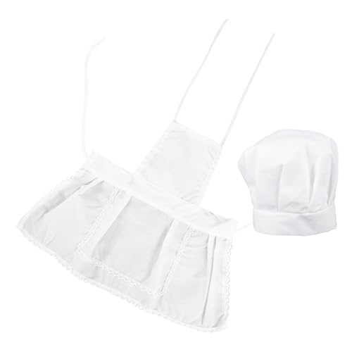 ibasenice Schürzen-Set Für Jungen Und Mädchen Kochmütze Karriere Rollenspiel Küche Backen Kopfbedeckung ibasenice Schürzen-Set Für Jungen Und Mädchen Kochmütze Karriere Rollenspiel Küche Backen Kopfbedeckung von ibasenice