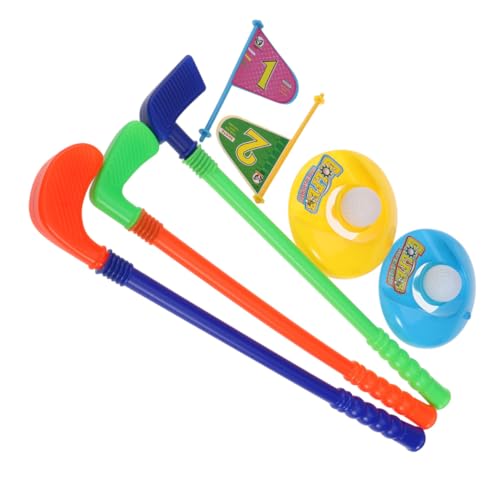 ibasenice 1 Satz Kindergolf Spiele Zubehör Interaktive Sportrequisiten Golfset Für Abs von ibasenice