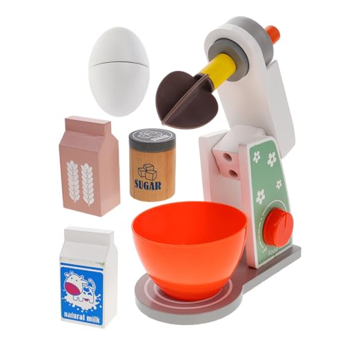 ibasenice 1 Satz Kindermixer Mixer Für Kinderspielzeug Mini-Mixer- Mini-Mixer Für Den Schreibtisch Küchenspielzeug Kinderküche Spiel Schöner Mixer Süßer Mixer Holz von ibasenice