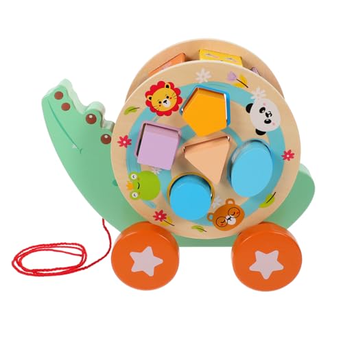 ibasenice 1 Satz Kindertraktor Sortierspiel Spiele Für Kleinkinder Holz von ibasenice