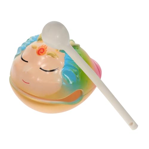 ibasenice 1 Satz Kleines Hölzernes Fisch Schlaginstrument Streichholz Musikalisches Zappeln Spielball Trommel Xylophon Shaker Instrument Büro Entspannungsspielzeug Musik von ibasenice