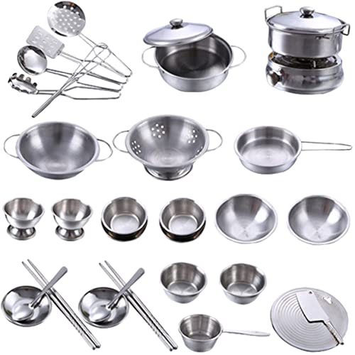 ibasenice 1 Satz Kochspielzeug Küchenspielzeug Kleinkinder-spielset Für Die Küche Küchenspielsets Kleines Küchenspielset Spielzeugküchenprodukte Puppenküche Silver Rostfreier Stahl ibasenice 1 Satz Kochspielzeug Küchenspielzeug Kleinkinder-spielset Für Die Küche Küchenspielsets Kleines Küchenspielset Spielzeugküchenprodukte Puppenküche Silver Rostfreier Stahl von ibasenice
