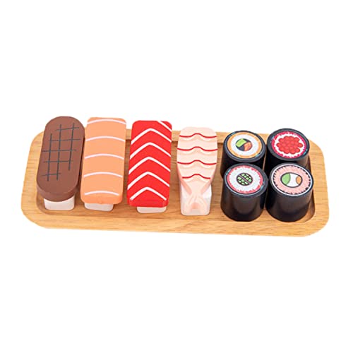 ibasenice 1 Satz Kognitives für Lebensmittel Sushi Sushi- Sushi-Zubereitungsset Modell-Sushi Sushi-Roller Lernspielzeug für Kind spielt hölzern ibasenice 1 Satz Kognitives für Lebensmittel Sushi Sushi- Sushi-Zubereitungsset Modell-Sushi Sushi-Roller Lernspielzeug für Kind spielt hölzern von ibasenice