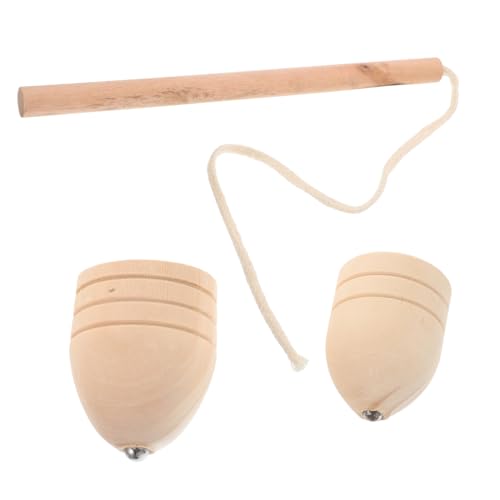ibasenice Pädagogische Kreisel 1 Set Holzspielzeug Mit Gyroskop-Rotation Vintage Für Kinder Und Erwachsene von ibasenice