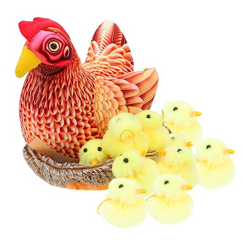 ibasenice Ostergarten-Dekorationen – Henne-küken-Puppe Für Ostern – 1 Set Plüschpuppen-Dekorationen – Sicher & ibasenice Ostergarten-Dekorationen – Henne-küken-Puppe Für Ostern – 1 Set Plüschpuppen-Dekorationen – Sicher & von ibasenice