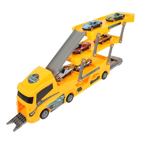ibasenice Lastwagen Spielzeug 1 Set Transportfahrzeug Modell Lastwagen Mit 6 Miniaturautos Gelber Falt LKW Für Jungen Ideales Für Ab 3 Jahren Autoträger Spielzeug ibasenice Lastwagen Spielzeug 1 Set Transportfahrzeug Modell Lastwagen Mit 6 Miniaturautos Gelber Falt LKW Für Jungen Ideales Für Ab 3 Jahren Autoträger Spielzeug von ibasenice