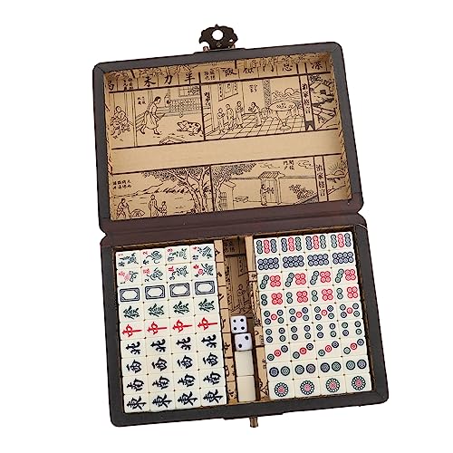 ibasenice 1 Satz Mahjong Rotes Melamin von ibasenice