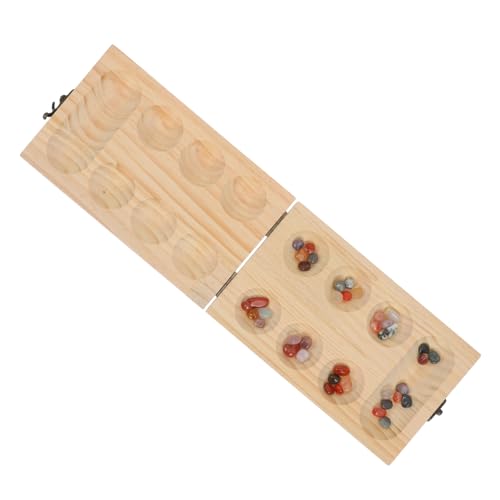 ibasenice 1 Satz Mancala-Brettspiel Planke familienspiel brettspiel spielbrett Schachbrett Gesellschaftsspiel Mancala-Spiel aus Holz tragbare mancale Mancala-Klassiker Stein ibasenice 1 Satz Mancala-Brettspiel Planke familienspiel brettspiel spielbrett Schachbrett Gesellschaftsspiel Mancala-Spiel aus Holz tragbare mancale Mancala-Klassiker Stein von ibasenice
