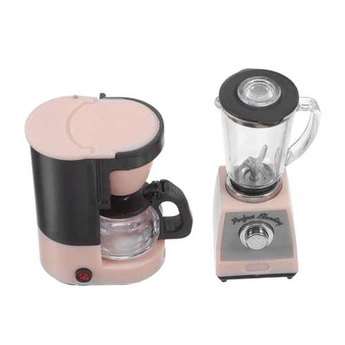 ibasenice 1 Satz Maßstab Dollhouse Kaffeeautomaten Mixer Realistische Küchenaccessoires für Puppenhaus Dekoration von ibasenice
