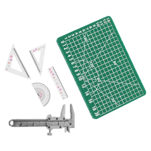 ibasenice 1 Satz Maßstab mit Schneideplatte Teiliges für Puppenhaus Zubehör Simulation Kleiner Lineale für DIY Projekte und Modellbau ibasenice 1 Satz Maßstab mit Schneideplatte Teiliges für Puppenhaus Zubehör Simulation Kleiner Lineale für DIY Projekte und Modellbau von ibasenice
